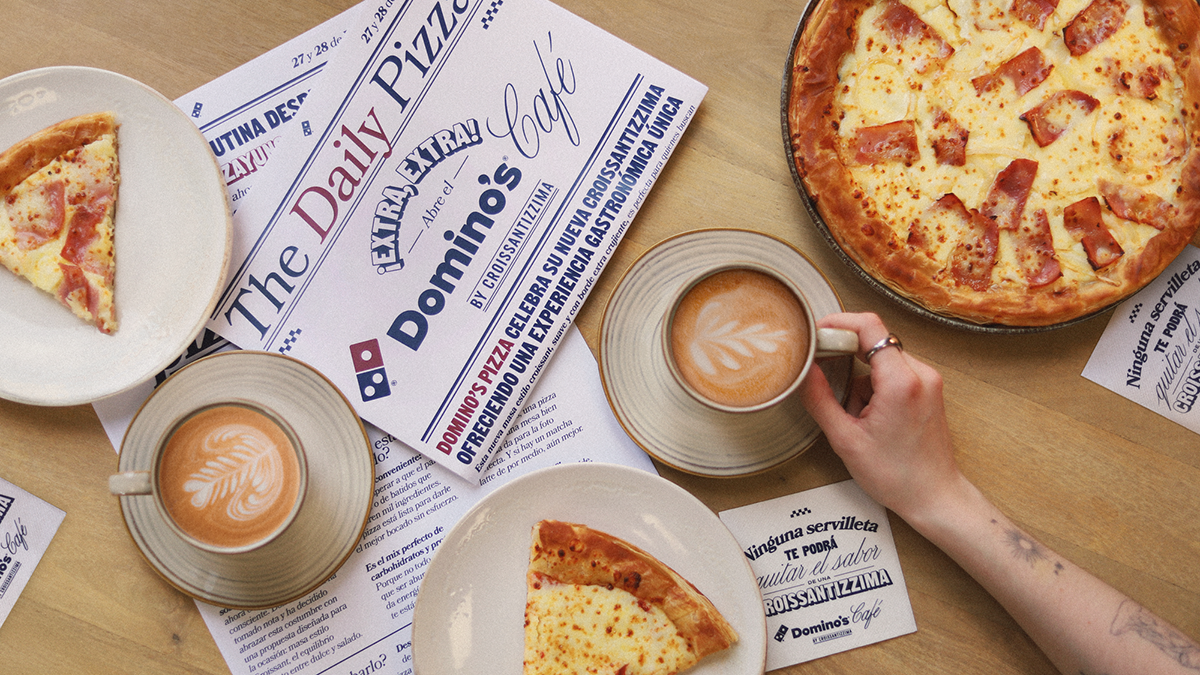 Domino’s Café: La fusión perfecta de pizza, croissant y café de especialidad
