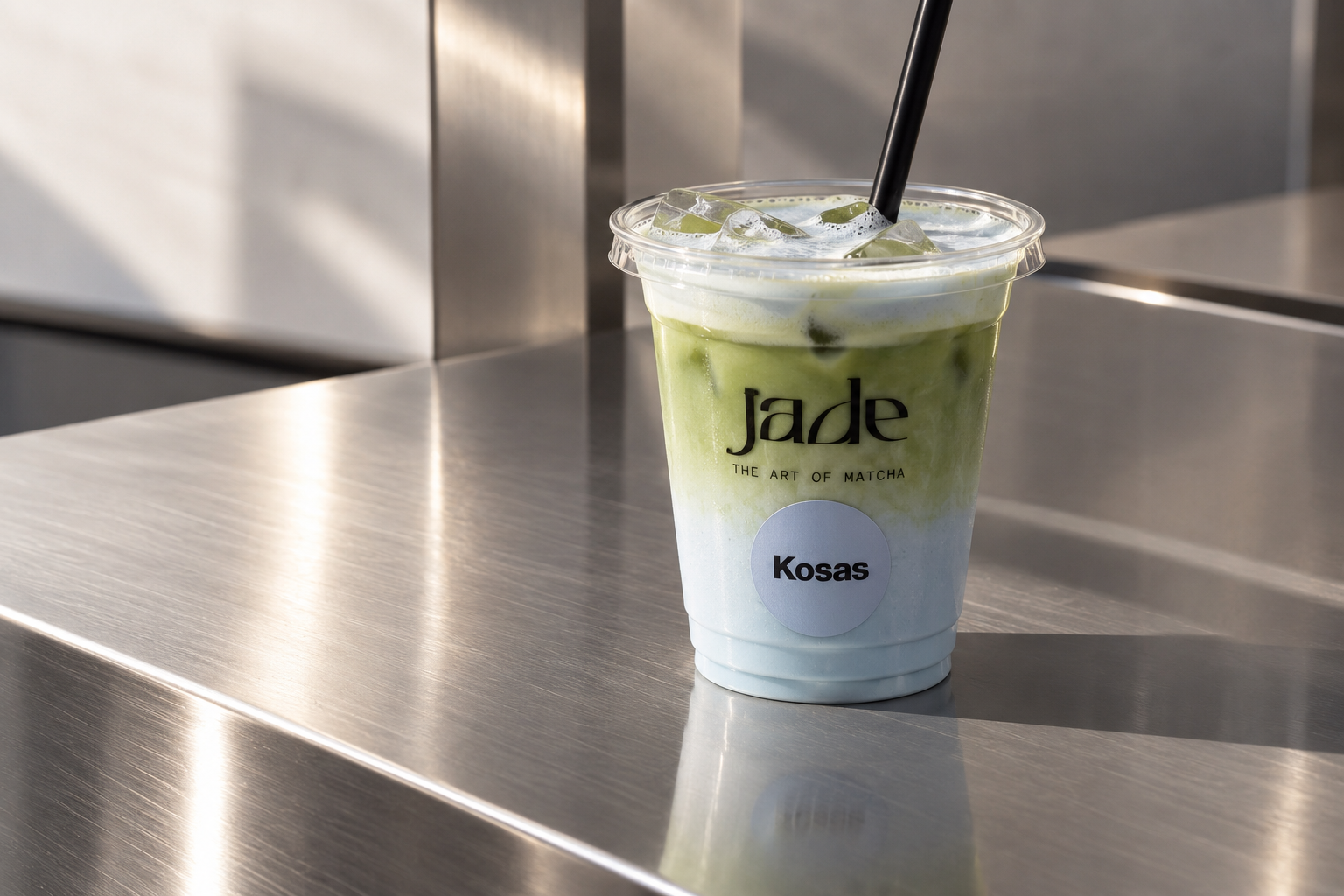 Kosas convierte sus nuevos polvos Cloud Set en un matcha azul en Madrid